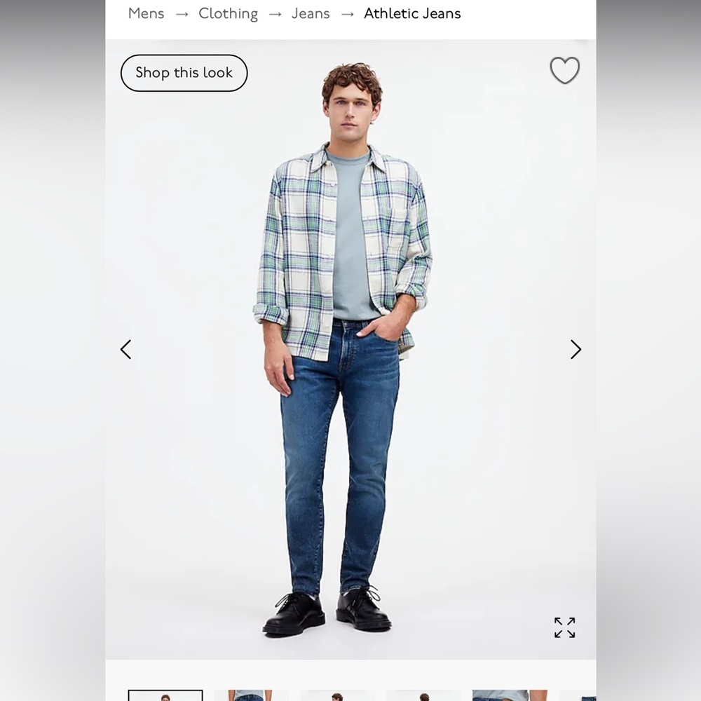 Madewell Athletic Slim Jeans